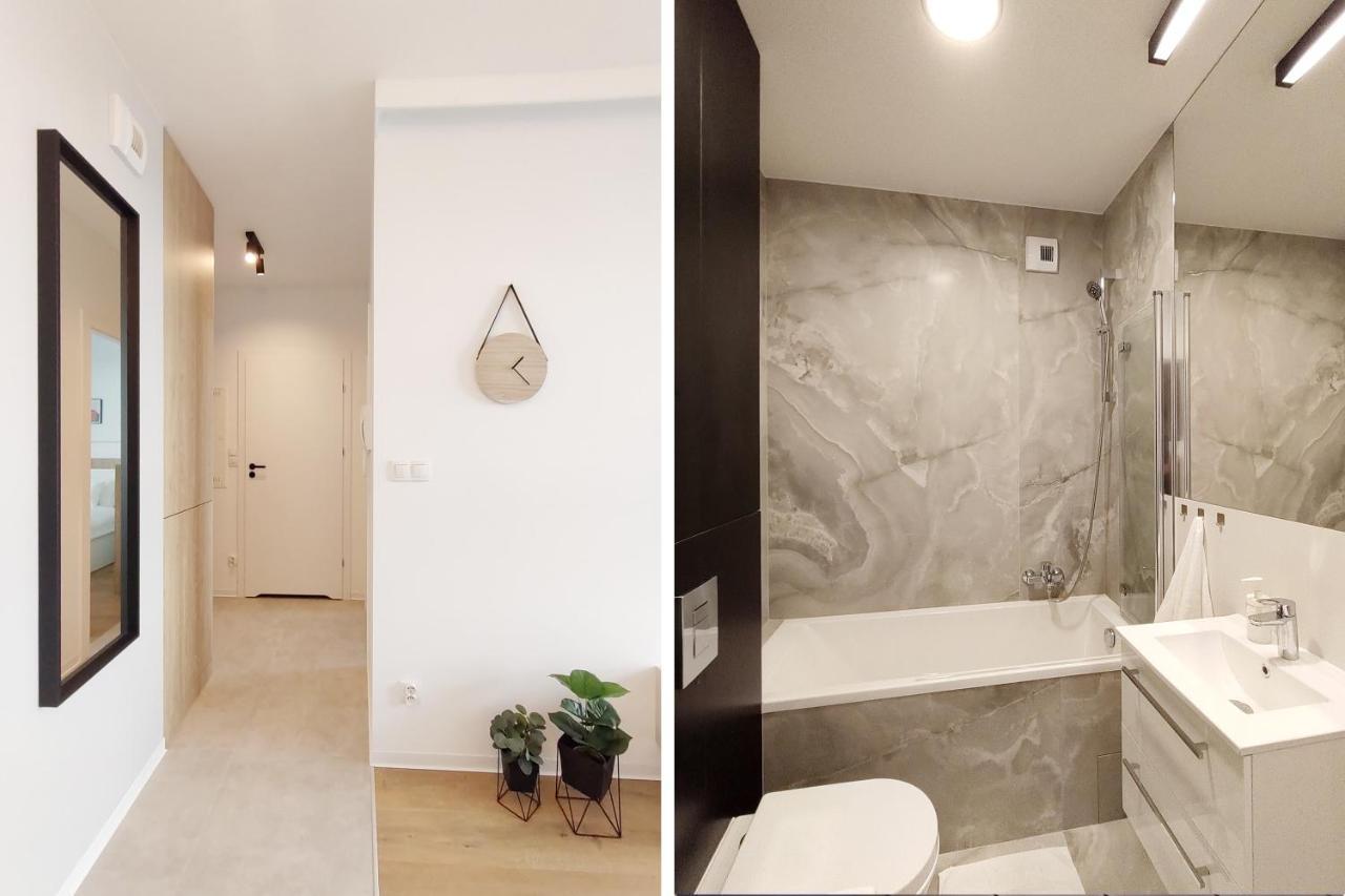 Elegant 3City Apartment With Parking In Gdansk By Noclegi Renters Dış mekan fotoğraf